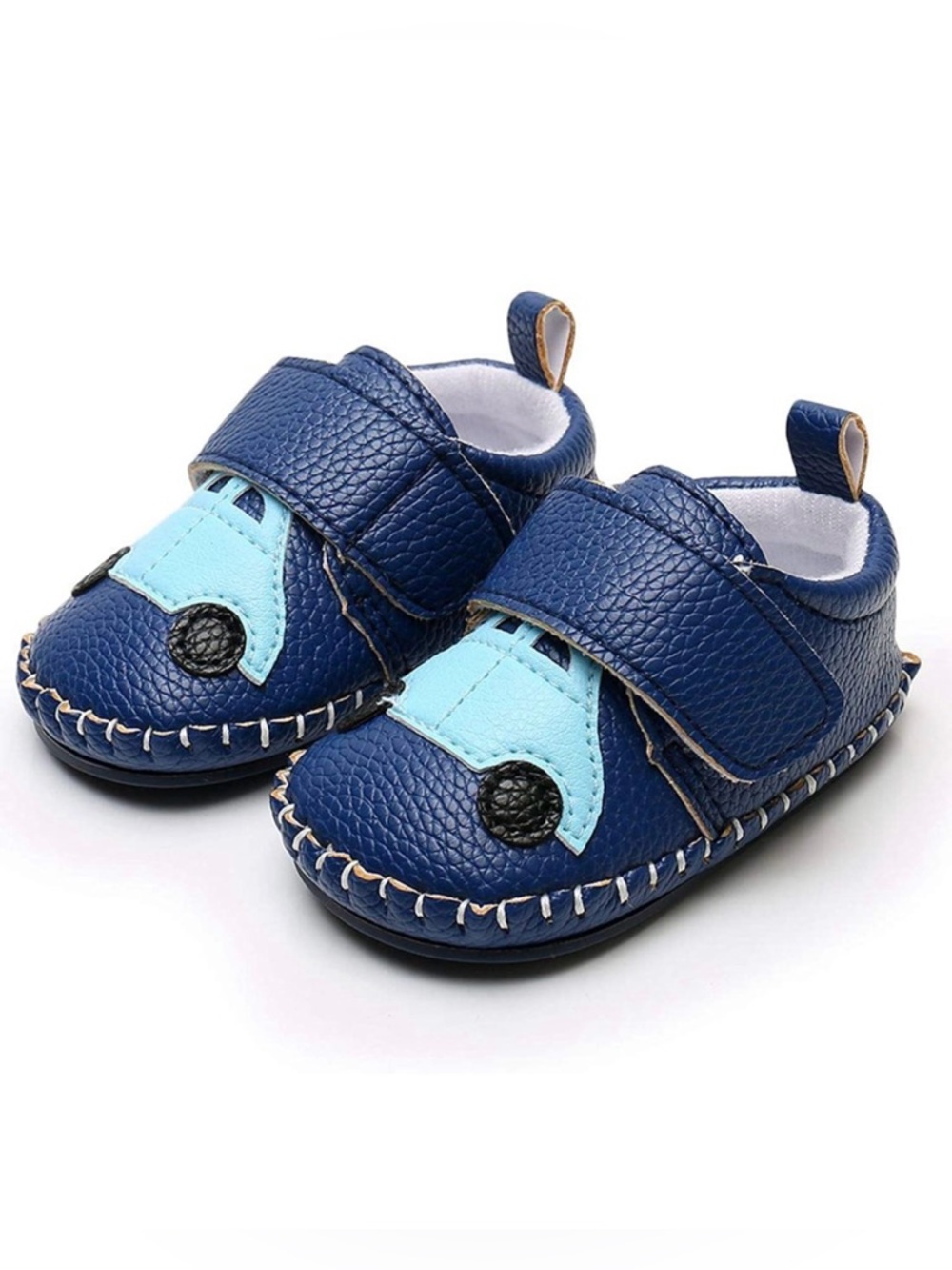 Non slip infant shoes with cars